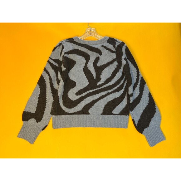 360Cashmere Persia Sweater Womens S Misty Blue Cashmere Pullover Crew Neck NWT - Picture 7 of 12